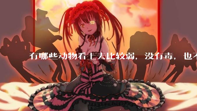有哪些动物看上去比较弱，没有毒，也不是没肉可吃，但食肉动物一般不吃它？